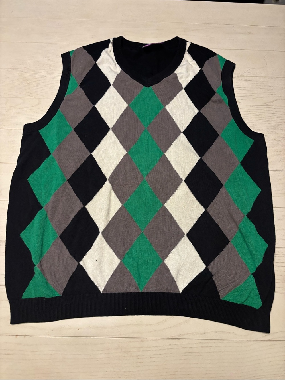Empra 4X argyle sweater vest
